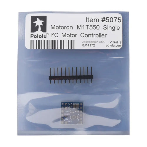 Motoron M1T550 シングル I2C DCモータコントローラ