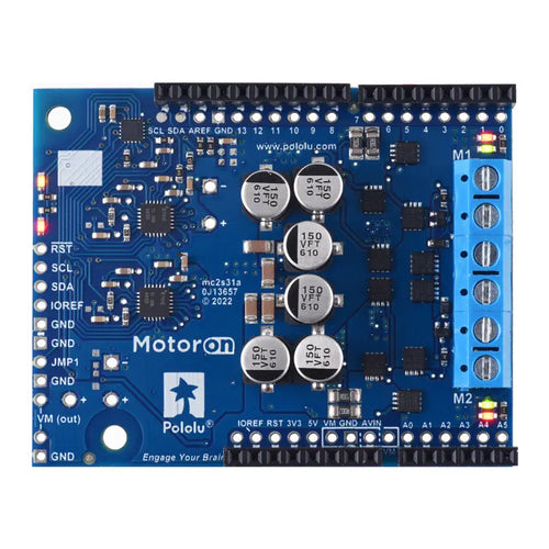 Motoron M2S18v18 Arduino用 デュアル ハイパワーモータコントローラシールド  (コネクタ付き)