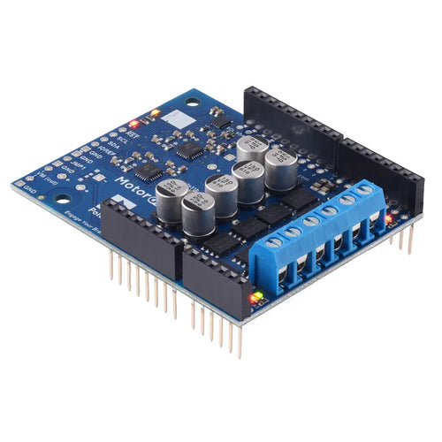 Motoron M2S18v20 デュアル高出力モータコントローラシールド Arduino用 (コネクタ付き)