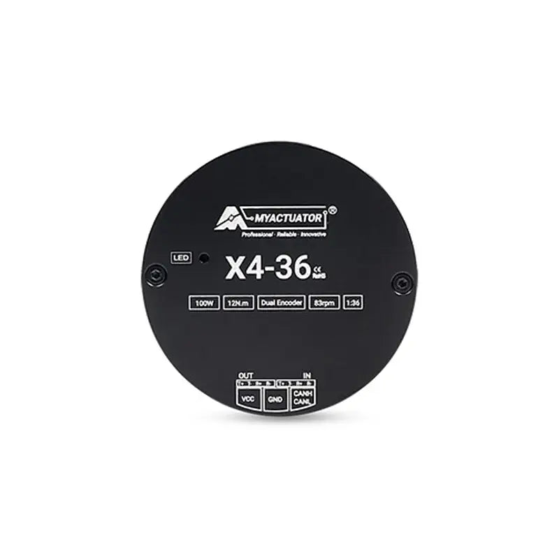 MyActuator RMD-X4-P36-36-E BLDCアクチュエータ (36:1 遊星減速機搭載、Ethercat)