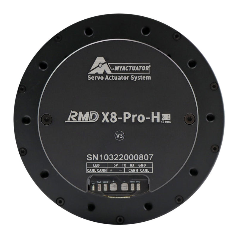 MYACTUATOR RMD-X8Pro V3 CANバス 1:6 ヘリカル MC-X-500-O ブラシレスサーボドライバ