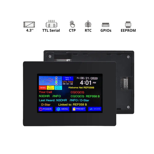 Nextion 4.3 inch インテリジェントシリーズ HMI タッチ ディスプレイ (エンクロージャ付属)