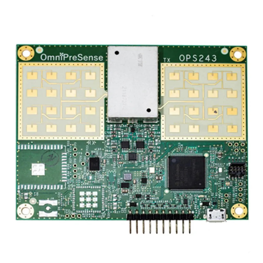 OmniPreSense OPS243ドップラースピードレーダーセンサ