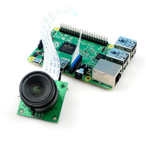 ArduCam OV5647 カメラボード、CSマウント付き、Raspberry Pi用