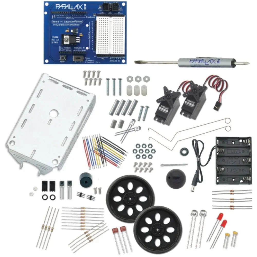 Parallax Boe-Bot ロボットシールドキット Arduino用（Arduino別売）