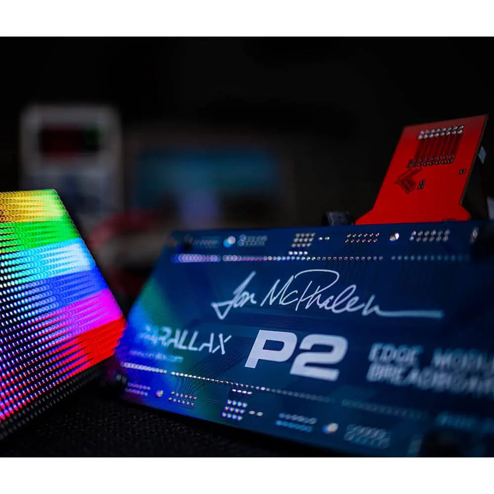 Parallax P2 Eval HUB75 アダプタボード