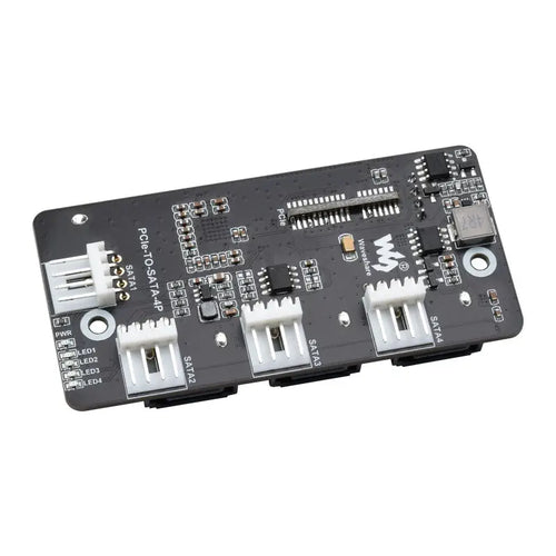 PCIe - 4チャンネル SATA 3.0エクスパンダ 6Gpbs 高速 SATAインタフェース CM4対応