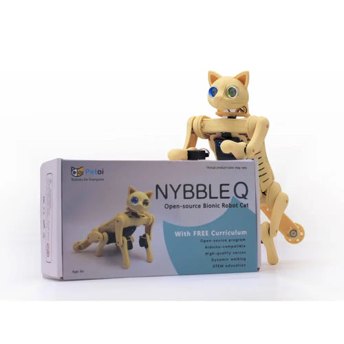 Petoi Nybble Q 猫形ロボット - Liteサーボ / 3Dプリントボディ搭載 組み立て済み