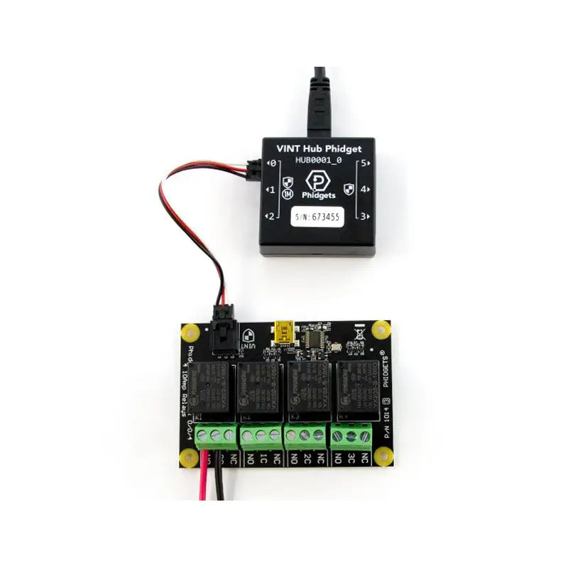 Phidget インタフェースキット 0/0/4 v3