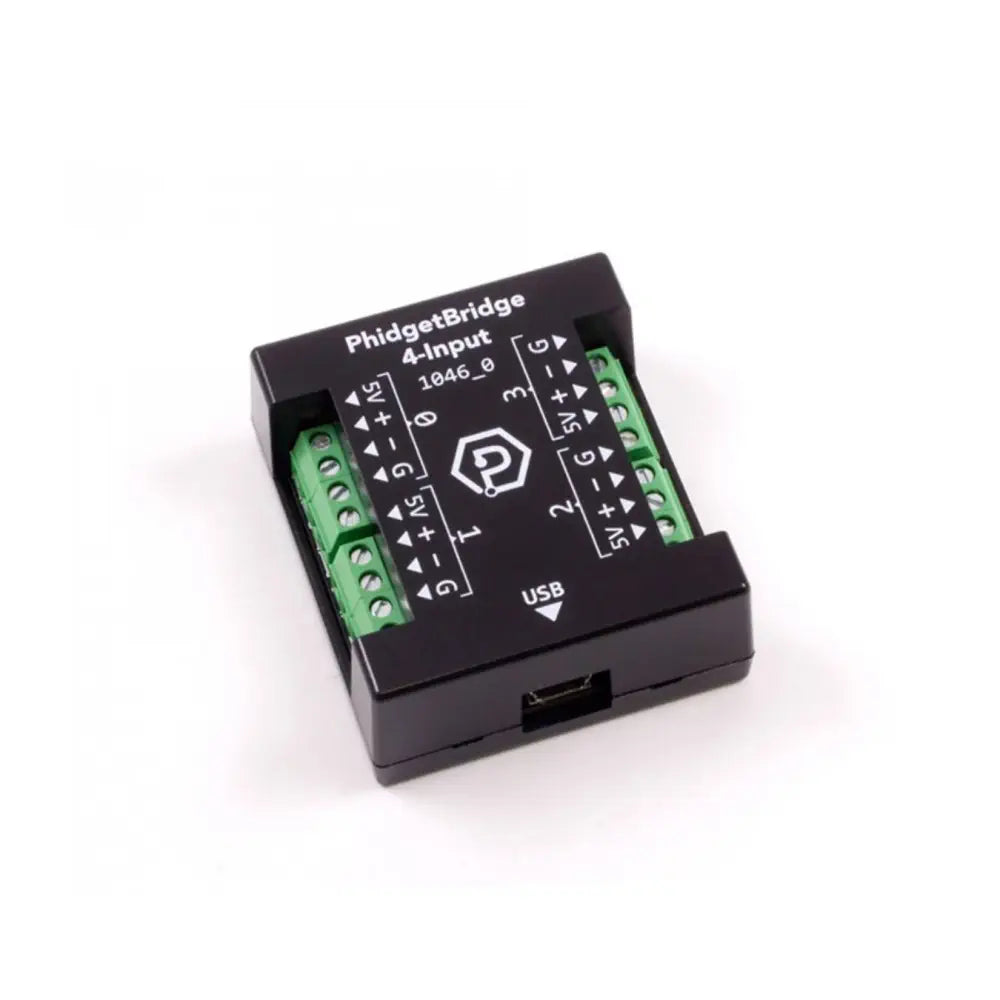Phidgets PhidgetBridge ホイートストンブリッジセンサインタフェース（エンクロージャ付）