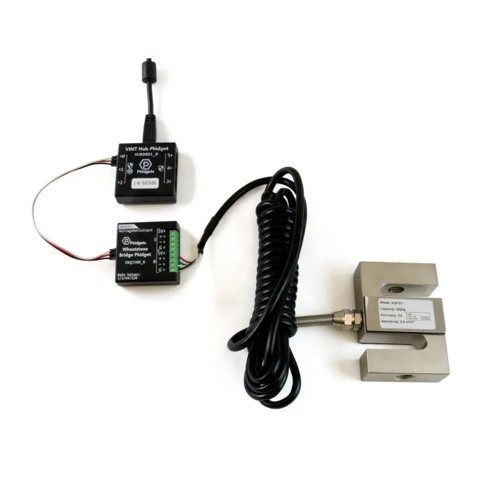 Phidgets スチール製 Sタイプロードセル - 200kg (C3)