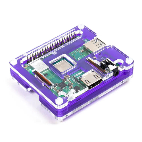 Pimoroni Pibow 3 A+ クーペケース Raspberry Pi 3 A+用 (青紫)