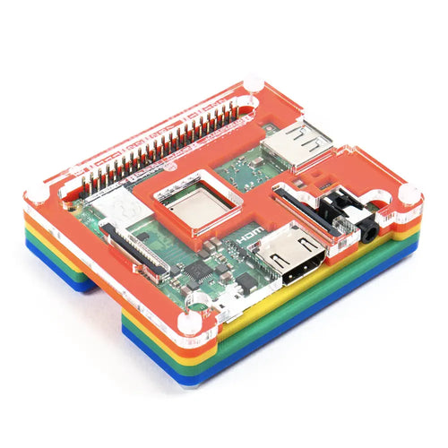 Pibow 3 A+ Raspberry Pi 3 A+用 Coupéケース - Rainbow