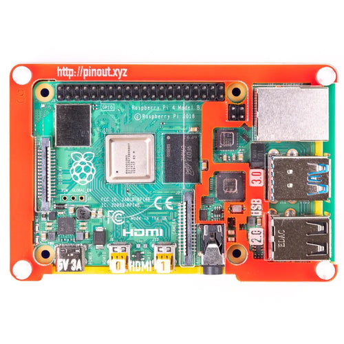 Pimoroni Pibow Coupé 4ケース Raspberry Pi 4用 (レインボー)