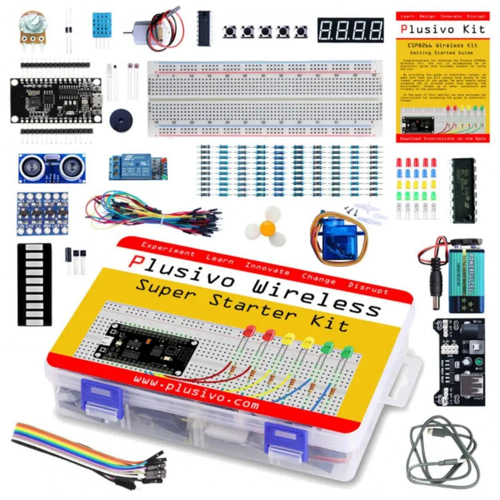 Plusivo ワイヤレス スーパ・スタータキット ESP8266付き