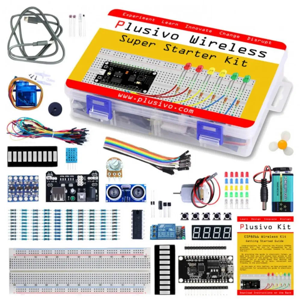 Plusivo ワイヤレス スーパ・スタータキット ESP8266付き