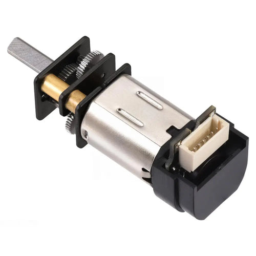 Pololu 380:1 マイクロメタルギアモーター MP 6V 12 CPR エンコーダー、サイドコネクタ付き