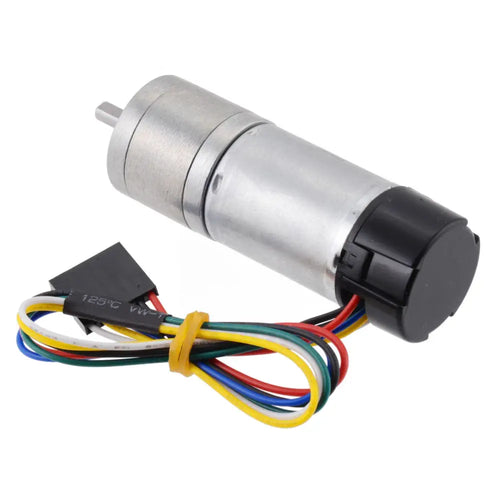 Pololu 47:1 メタルギアモーター 25Dx67L mm HP 12V、48 CPR エンコーダー付き
