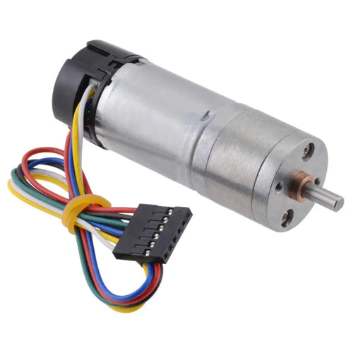 Pololu 6VDC、120 RPM 65オンスエンコーダー付きギアモーター