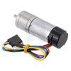 Pololu 6VDC、120 RPM 65オンスエンコーダー付きギアモーター