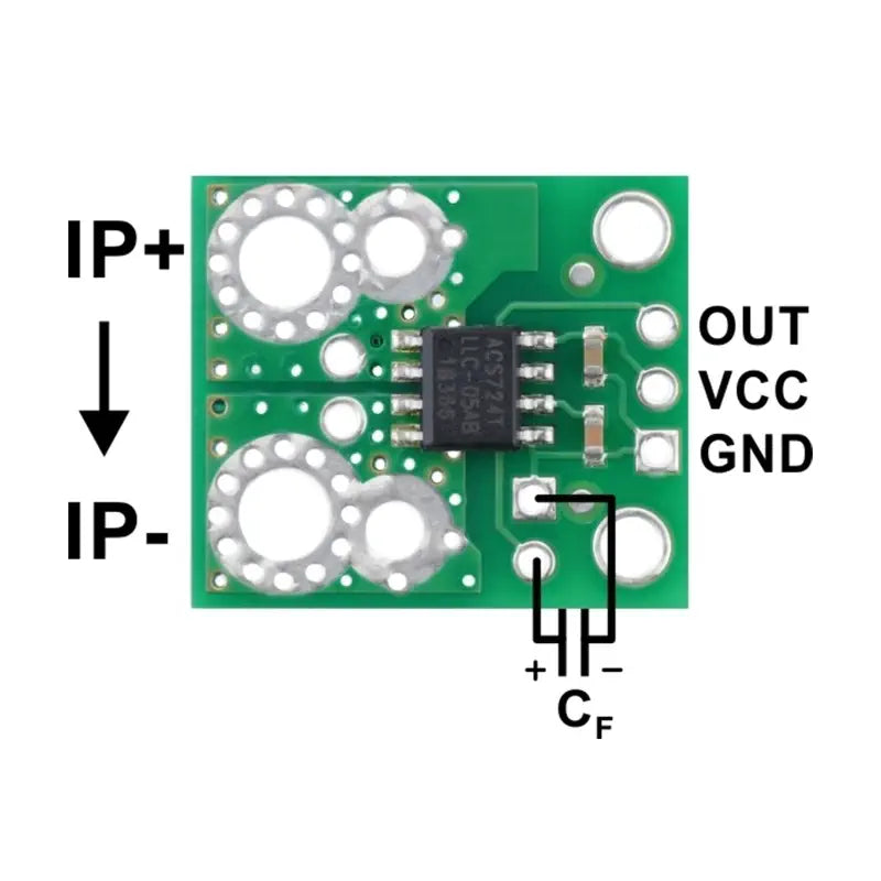 Pololu ACS724 双方向電流センサキャリア (±30A)