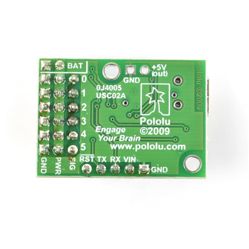 Pololu Micro Maestro 6チャンネルUSBサーボコントローラ（組立て済み）