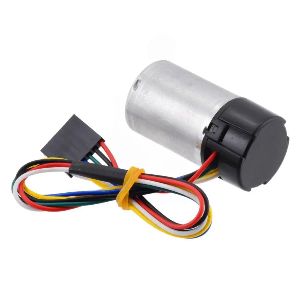 Pololu MP 12V モーター (48 CPR エンコーダー付き)、25D mm メタル ギアモーター用 (ギアボックスなし)