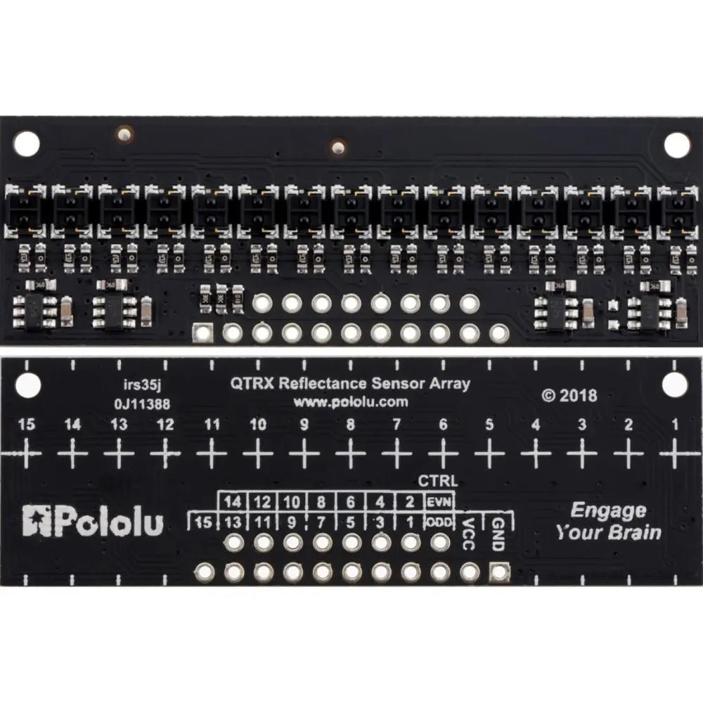 Pololu QTRX-HD-15A反射率センサアレイ