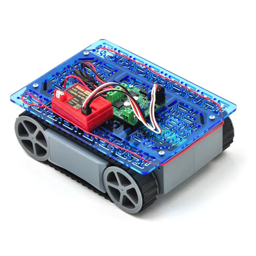 Pololu RP5 / Rover 5用 拡張プレート RRC07A (ナロー) ソリッドライトブルー