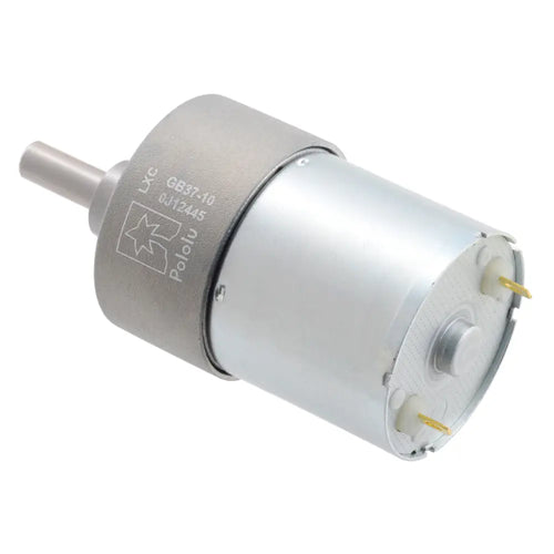 Pololu 10:1 メタル ギアモーター 37Dx50L mm 24V (ヘリカル ピニオン)