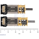 Pololu 10:1 マイクロメタルギアモーター HP 6V 延長モーターシャフト付き