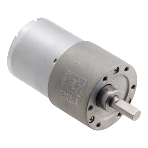 Pololu 150:1 メタルギアモータ D37 x L73 mm 12V (ヘリカルピニオン)
