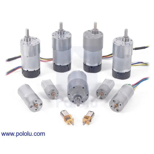 Pololu 25:1 メタルギアモーター 20Dx41L mm 6V