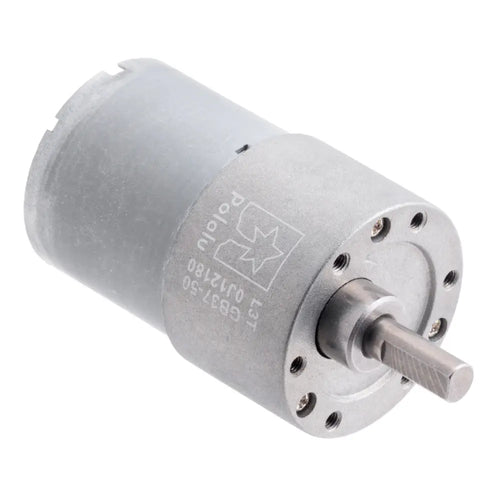 Pololu 50:1 メタルギアモータ (D37xL54mm、12V、ヘリカルピニオン)