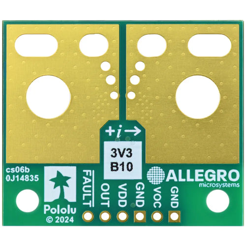Pololu ACS37220LEZATR-100B3 電流センサー 大型キャリア -100A ～ +100A、3.3V