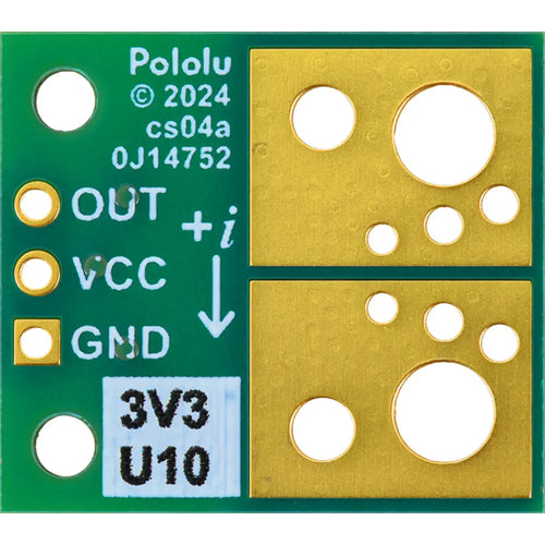 Pololu ACS72981LLRATR-100U3 電流センサー コンパクトキャリア 0A ～ 100A、3.3V