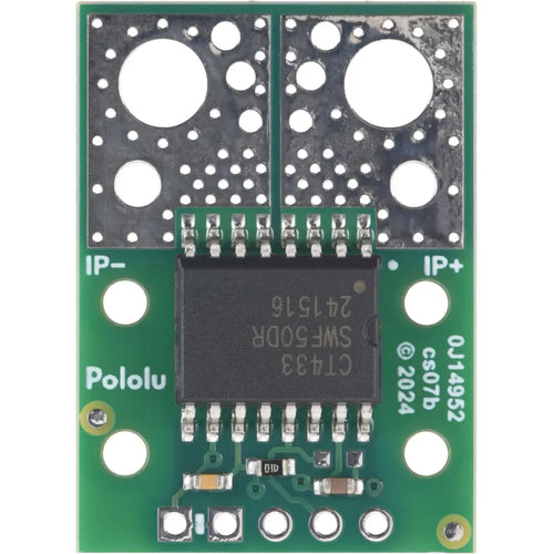Pololu CT433-HSWF50DR TMR 電流センサー コンパクト キャリア 0A ～ 50A、3.3V
