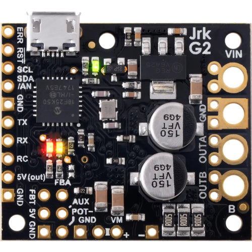 Pololu Jrk G2 19A 6.5～30V USB モータコントローラ (フィードバック付き)