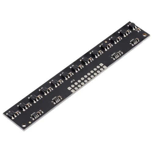Pololu QTR-MD-13RC 反射率センサーアレイ: 13 チャンネル、8 mm ピッチ、RC 出力