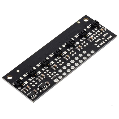 Pololu QTRX-MD-07RC 反射率センサーアレイ: 7 チャンネル、8 mm ピッチ、RC 出力、低電流