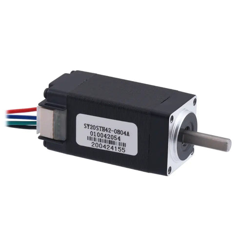 Pololu ステッピング モーター: バイポーラ、200 ステップ/回転、20×42mm、4.3V、0.8 A/相