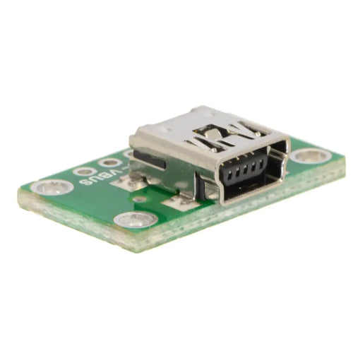 Pololu USB Mini-B コネクタ ブレークアウト ボード