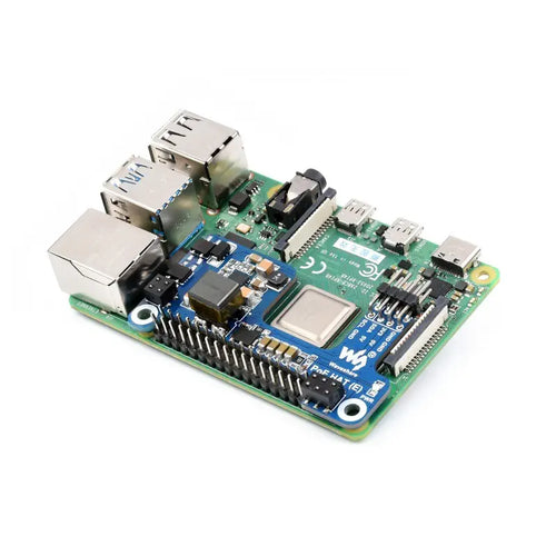 Waveshare Raspberry Pi 3B+ / 4B用 PoE HAT (E) 802.3af準拠