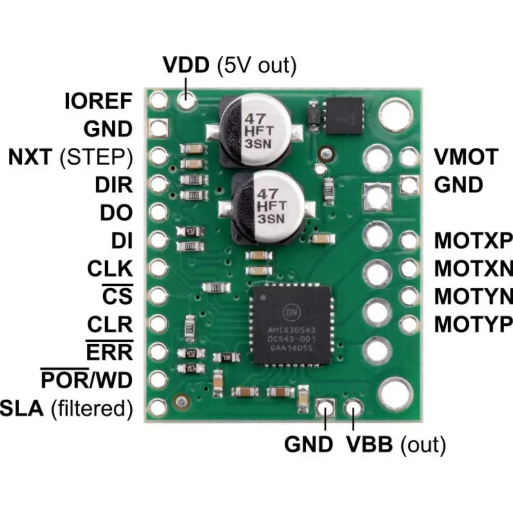 AMIS-30543ステッパモータドライバキャリア