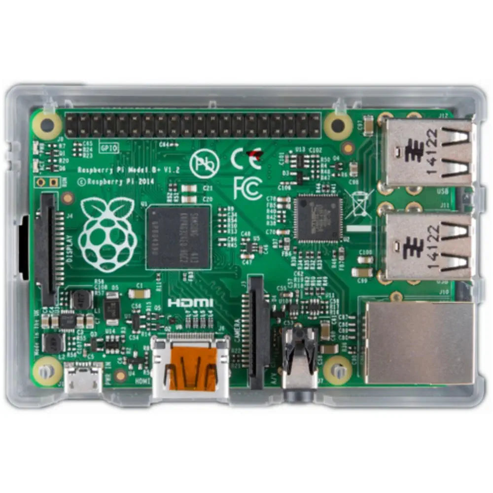 Raspberry Pi モデル B+/2/3 クリアエンクロージャー