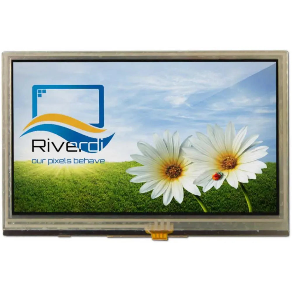 Riverdi 4.3" インテリジェント ディスプレイ 抵抗膜方式 FT800
