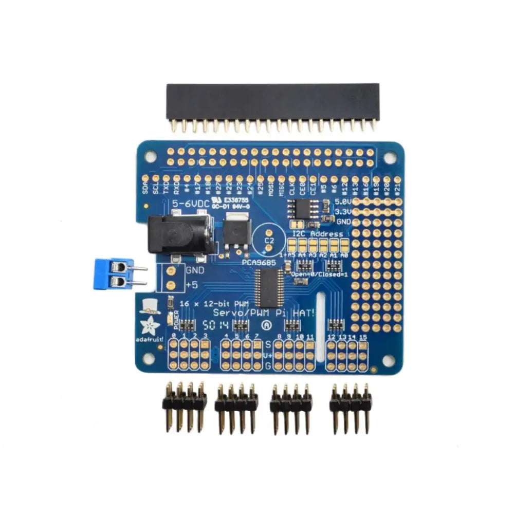 Raspberry Pi用16チャンネルサーボコントローラHATキット