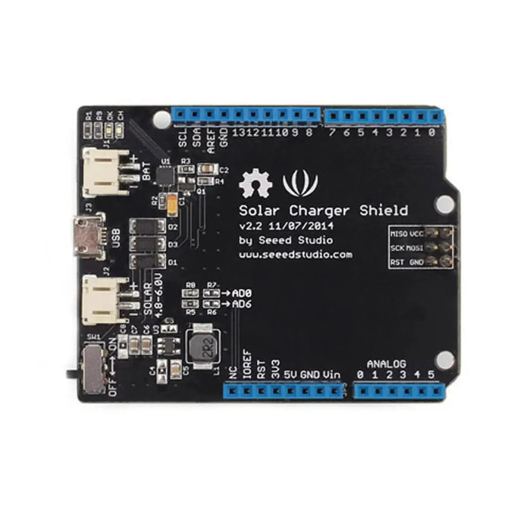 Arduino V2.2用　Seeedstudio 太陽光充電器シールド
