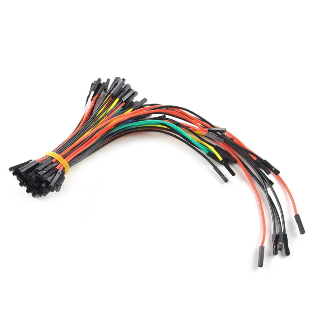 アソートシリコンワイヤジャンパ22AWG 65個入り（メス / メス）