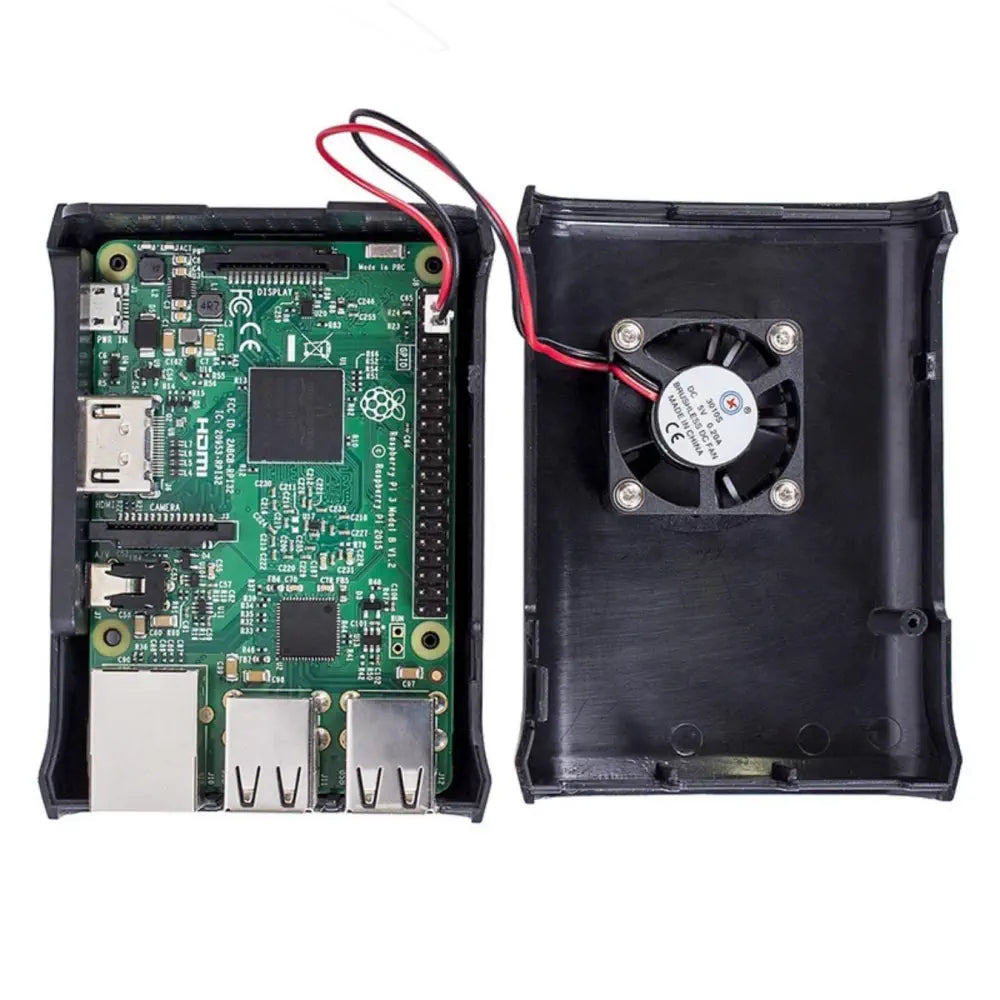 ABS ケース Raspberry Pi（2/3 & B+）用 ファン付き